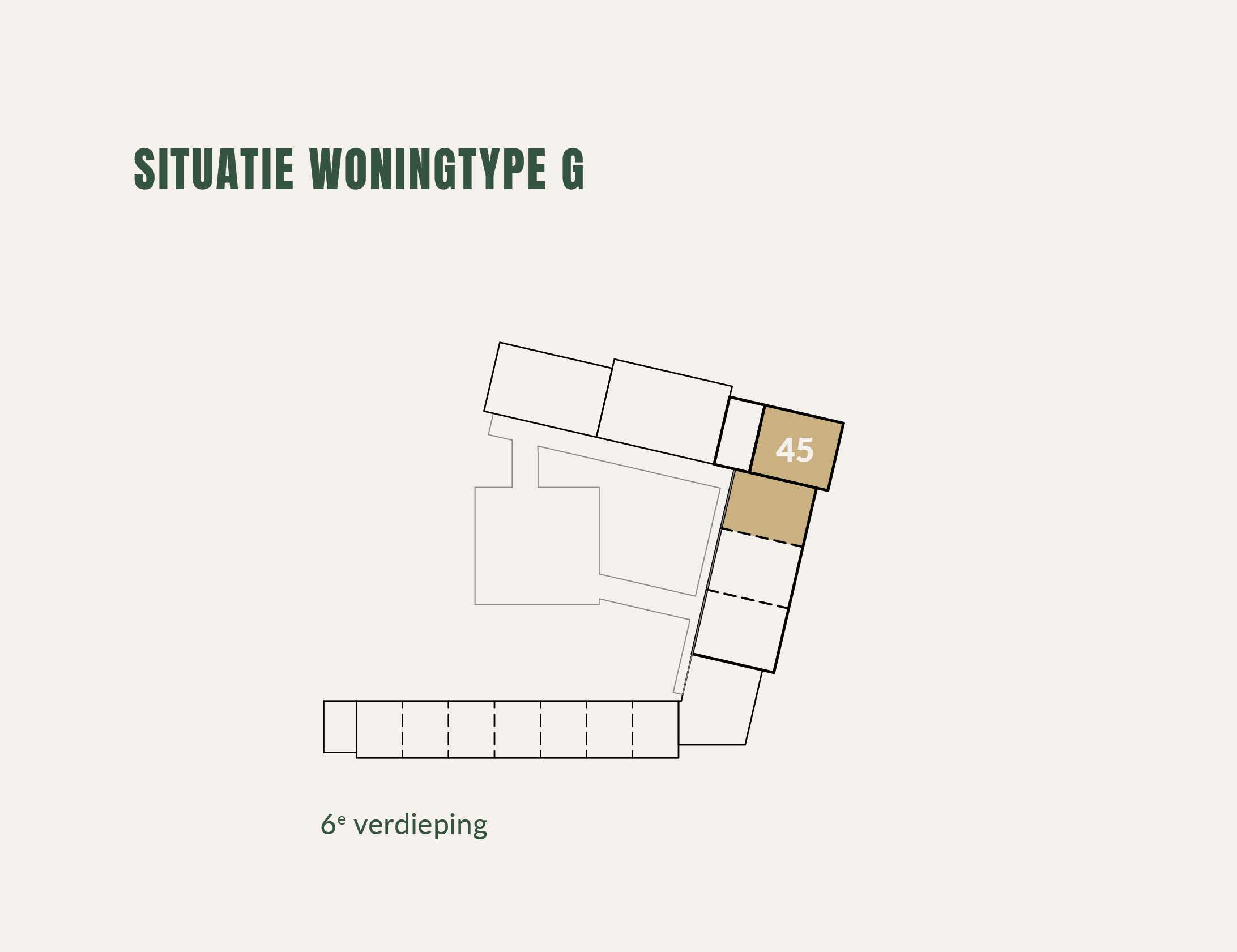 Situatie woningtype G